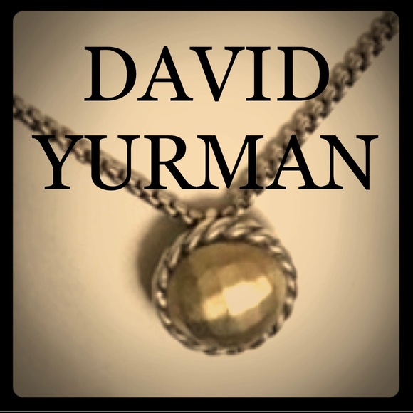 David Yurman Jewelry - DAVID YURMAN Châtelaine Gold pend. 16& 18”necklace